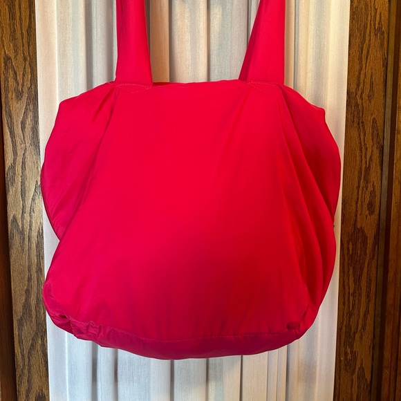 Hello Kitty Bright Pink Lightweight Puffy Tote Handbag - Picture 6 of 11